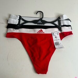Adidas 3 pack XL Thong Panties NWT